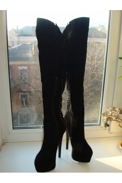 Сапоги женские демисезонные AX Paris - Размір: 37 - Цвет: черный - Ax Paris