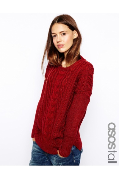Свитер женский - Размір: S - Цвет: терракотовый - Asos