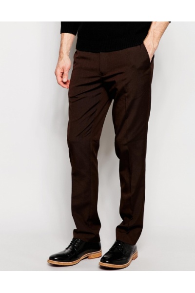 Брюки мужские ASOS - Размір: W29L32 - Цвет: коричневый - Asos