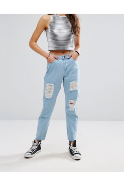 Женские джинсы Boyfriend от Noisy may - Размір: 28 - Цвет: голубой - Noisy may
