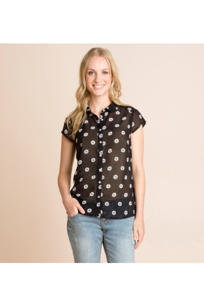 Блузка женская C&A - Размір: 36 - Цвет: черный - C&A