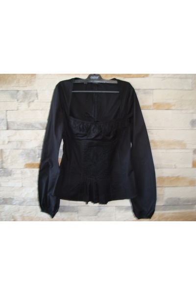 Блузка женская Mango - Размір: XL - Цвет: черный - Mango