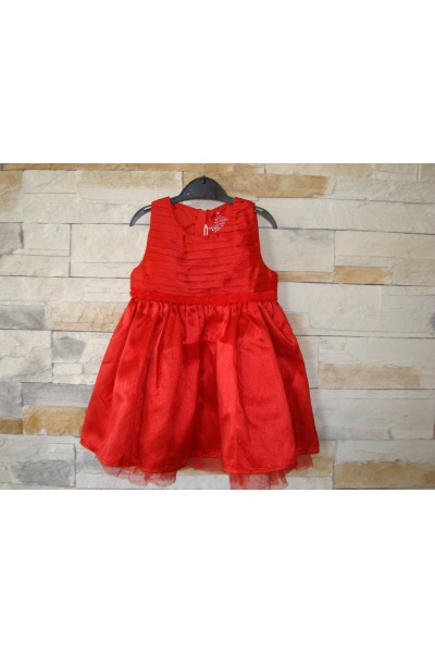 Нарядное платье Name it - Размір: 9-12 МЕС - Цвет: красный - Tesco