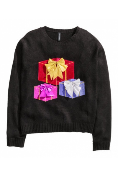 Свитшот женский H&M - Размір: XS - Цвет: черный - H&M