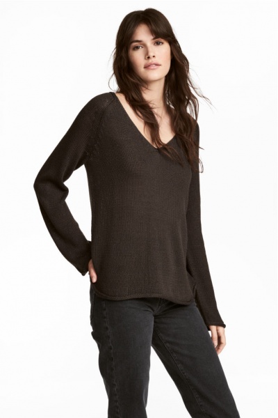 Свитер женский от H&M (Швеция) - Размір: S - Цвет: черный - H&M