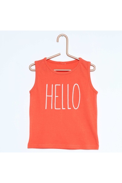 Майка для мальчика Kiabi - Размір: 3-4 - Цвет: коралловый - Kiabi