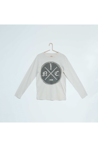 Реглан для мальчиков подростков KIABI - Размір: 11-12 лет - Цвет: белый - Kiabi