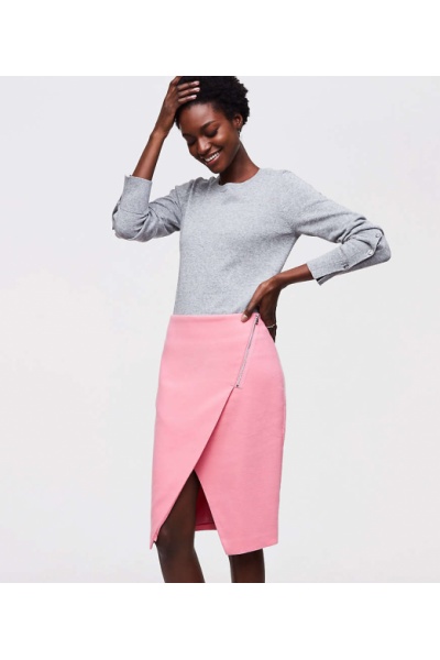 Стильная женская юбка от Loft (США) - Размір: S - Цвет: розовый - Loft