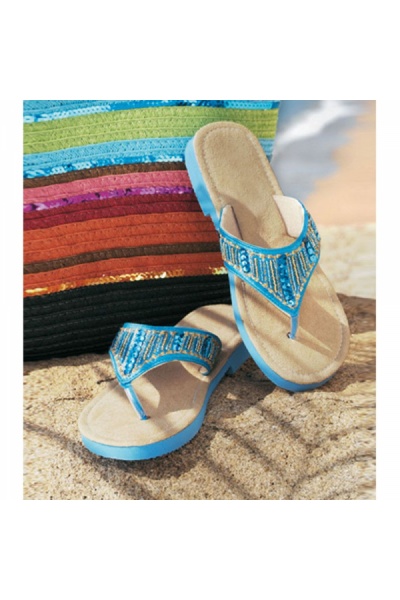 Женские шлепанцы-вьетнамки от Venca (Испания) - Размір: 36 - Цвет: голубой - Venca