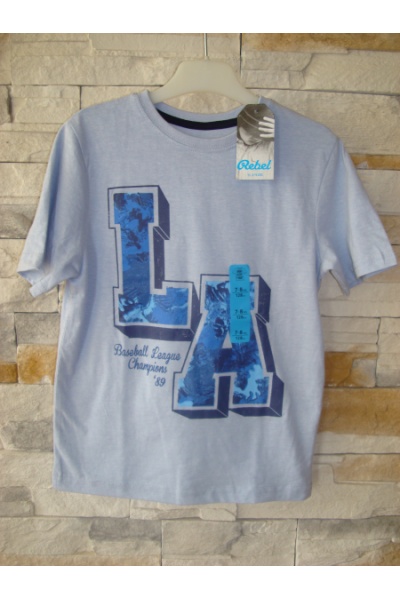 Футболка для мальчиков Rebel - Размір: 7-8 ЛЕТ - Цвет: серый - Rebel