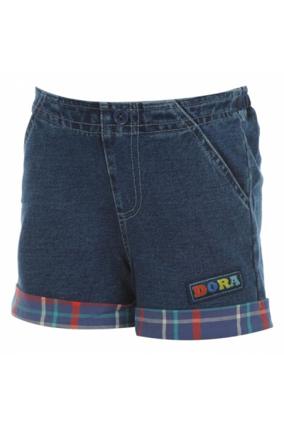 Шорты для девочки - Размір: 104-109 - Цвет: синий джинс - Nickelodeon dora explorer