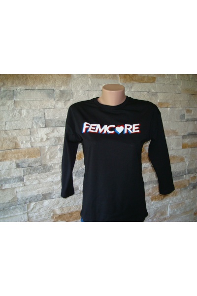 Черный женский реглан с принтом от Страдивариус (Испания) - Размір: S - Цвет: черный (с принтом) - Страдивариус