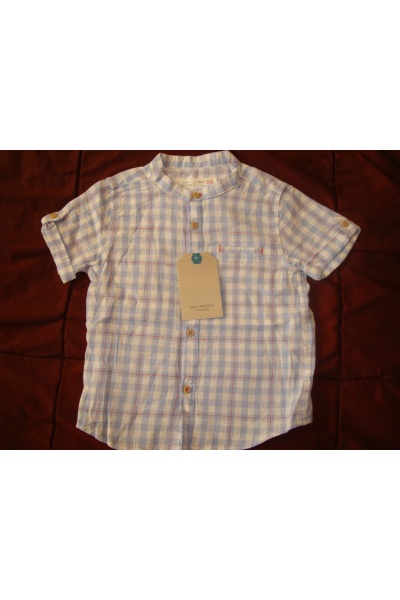 Стильная рубашка для мальчика - Размір: 80 - Цвет: голубой - Зара