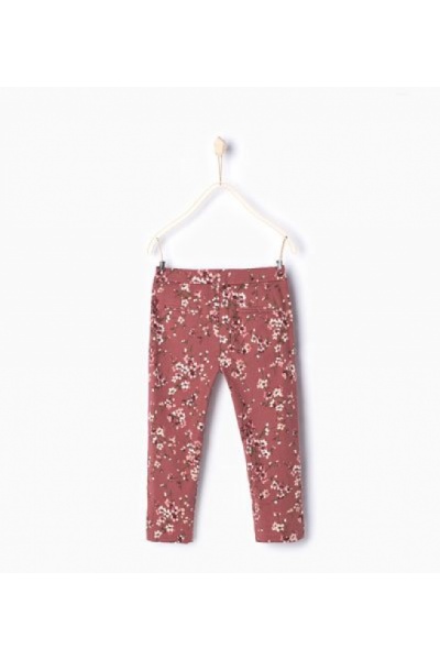 Джинсы для девочки Zara - Размір: 8 лет - Цвет: бордо - Зара