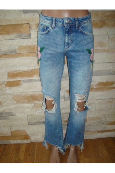 Джинсы женские Зара Испания - Размір: 36 - Цвет: голубой - Зара