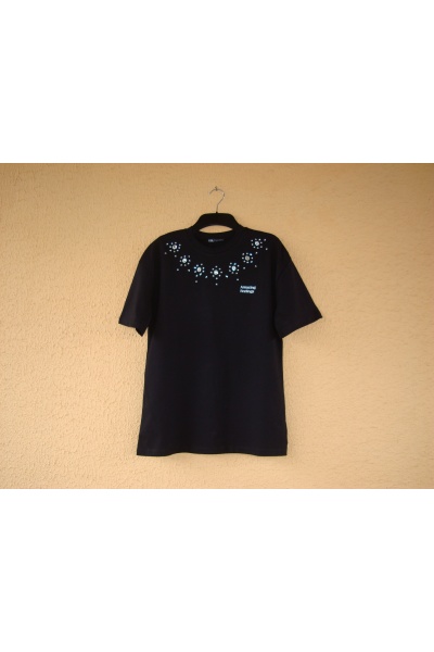 Нарядна жіноча футболка Zara Іспанія - Размір: S - Цвет: чорний - Зара