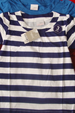 Футболки для девочек 3 шт - Next - Next AL0018-g-104