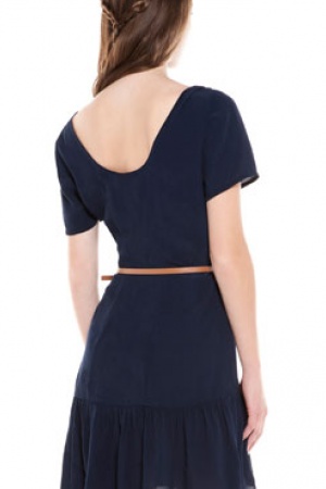 Платье с поясом - Bershka - Бершка BR0010-w-S