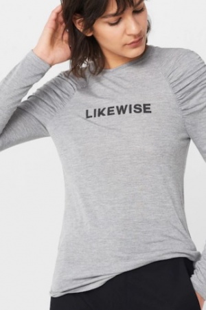 Серый женский реглан от Mango (Испания) - Mango MNG0279-cl-S