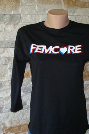 Черный женский реглан с принтом от Страдивариус (Испания) - Страдивариус Str0264-cl-S